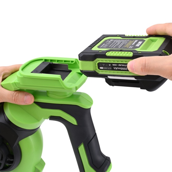 Leistungsstarker 20V Li-Ion Akku 2000mAh für Laubbläser CH9998 - Ersatzakku für Gartenarbeit, Säuberung, Laub, Schnee & Aufpumpen - Top Qualität