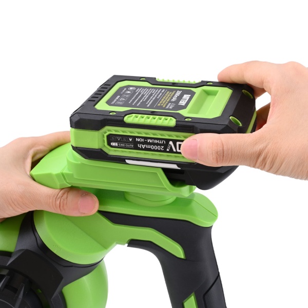 Leistungsstarker 20V Li-Ion Akku 2000mAh für Laubbläser CH9998 - Ersatzakku für Gartenarbeit, Säuberung, Laub, Schnee & Aufpumpen - Top Qualität