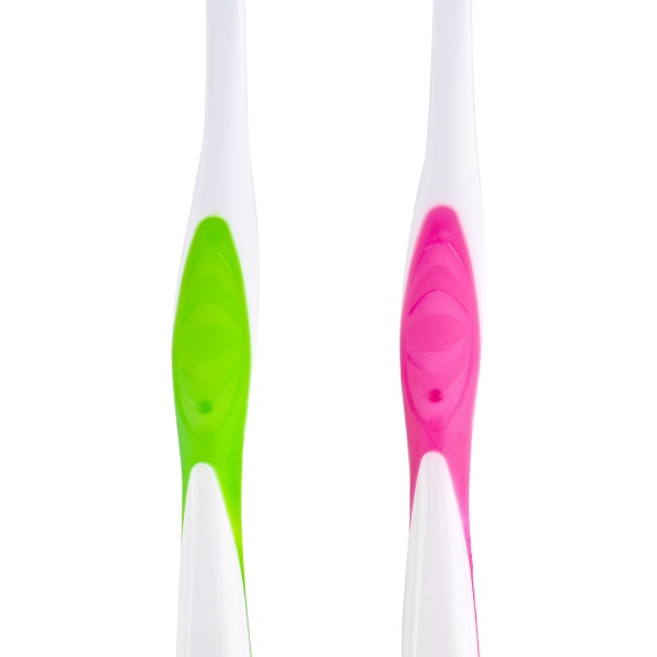 Zahnbürsten 12er-Pack mit Zungenreiniger – Ultra-Soft Handzahnbürsten Set in 4 Farben für die Familie – Rutschfester Griff für optimale Pflege