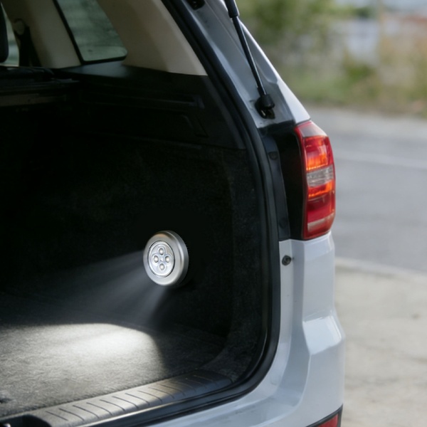 Helle LED-Unterbauleuchten 6er-Set mit Touch-Control, batteriebetriebene Schrankleuchten, selbstklebend - kabellose Push-Lights für Schränke