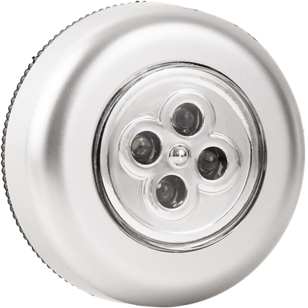 Helle LED-Unterbauleuchten 6er-Set mit Touch-Control, batteriebetriebene Schrankleuchten, selbstklebend - kabellose Push-Lights für Schränke