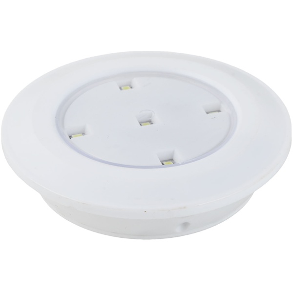 LED Unterbauleuchten 6er Set mit Fernbedienung & Touch - Batteriebetrieben Dimmbar Neutralweiss - Selbstklebende Spotlights mit Timer Ø9x2cm 3W