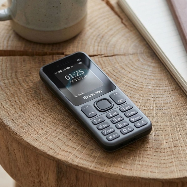 Modernes 4G LTE Tastenhandy: Dual SIM Mobiltelefon mit grossem 1,77" Farbdisplay, Taschenlampe & Kamera, ideal für Senioren & Kinder