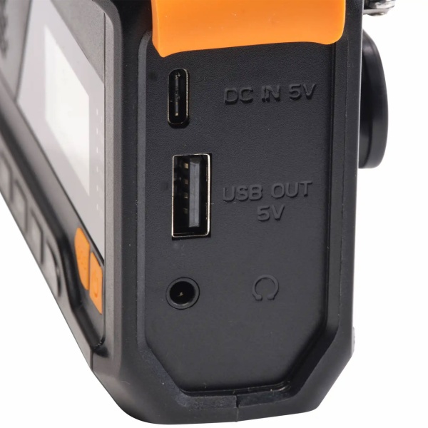 DAB+/FM Solar Kurbelradio mit SOS-Funktion & Warnmeldungen: 2000mAh Powerbank, Taschenlampe, Akku & USB - Ideal für Outdoor, Camping & Vorsorge