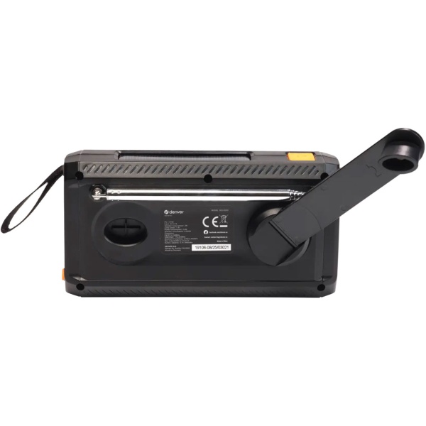 DAB+/FM Solar Kurbelradio mit SOS-Funktion & Warnmeldungen: 2000mAh Powerbank, Taschenlampe, Akku & USB - Ideal für Outdoor, Camping & Vorsorge