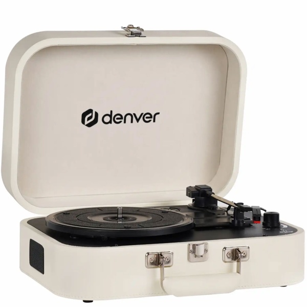 Kofferplattenspieler mit PC-Aufnahmesoftware Weiss: Plattenspieler & Schallplatten-Digitalisierung, RCA, AUX, USB - das perfekte Vinyl Erlebnis