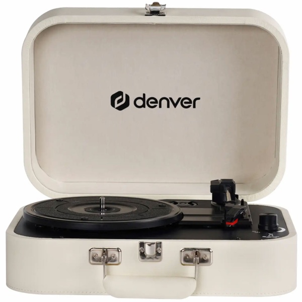 Kofferplattenspieler mit PC-Aufnahmesoftware Weiss: Plattenspieler & Schallplatten-Digitalisierung, RCA, AUX, USB - das perfekte Vinyl Erlebnis