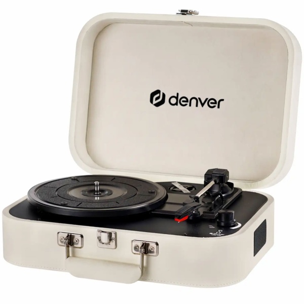 Kofferplattenspieler mit PC-Aufnahmesoftware Weiss: Plattenspieler & Schallplatten-Digitalisierung, RCA, AUX, USB - das perfekte Vinyl Erlebnis