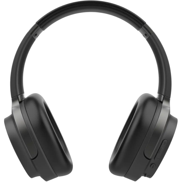 Bluetooth Over-Ear Kopfhörer Schwarz mit ANC - Active Noise Cancelling: Headset mit Mikrofon & AUX - Perfekt für Reise, Büro, Homeoffice 