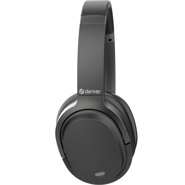Bluetooth Over-Ear Kopfhörer Schwarz mit ANC - Active Noise Cancelling: Headset mit Mikrofon & AUX - Perfekt für Reise, Büro, Homeoffice 
