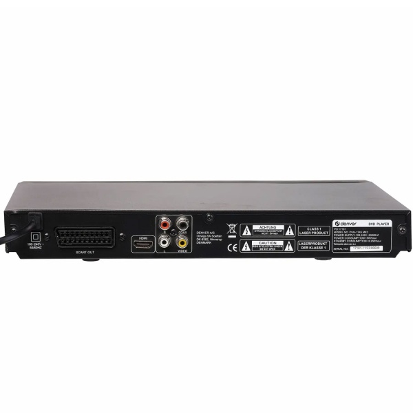 Brillanter DVD Player: Multiregionale Kompatibilität, HDMI 1080p, USB/Scart, Dolby Digital Sound - Ideal für TV & Heimkino, Xvid, CD, MP3, JPEG 