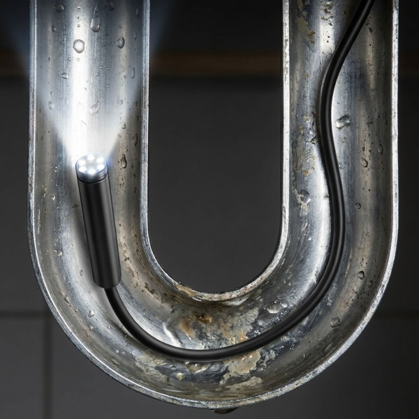 Profi USB-C Endoskopkamera 5m HD, wasserdichte Inspektionskamera, 8 LEDs dimmbar - Rohrkamera für Android & iPhone, Top-Zubehör, Plug&Play