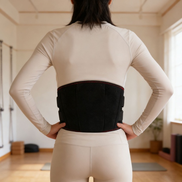 Beheizbarer Rücken-Wärmegürtel mit Massage, Akku-Heizgürtel für Lendenbereich, 5 Stufen, 152cm, kabellos, entspannend & wohltuend, USB-C