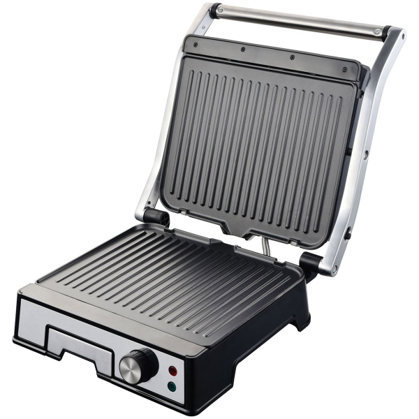 Leistungsstarker Kontaktgrill mit 2000W und Antihaftbeschichtung – Ideal als praktischer Tischgrill für saftige Steaks und Sandwiches