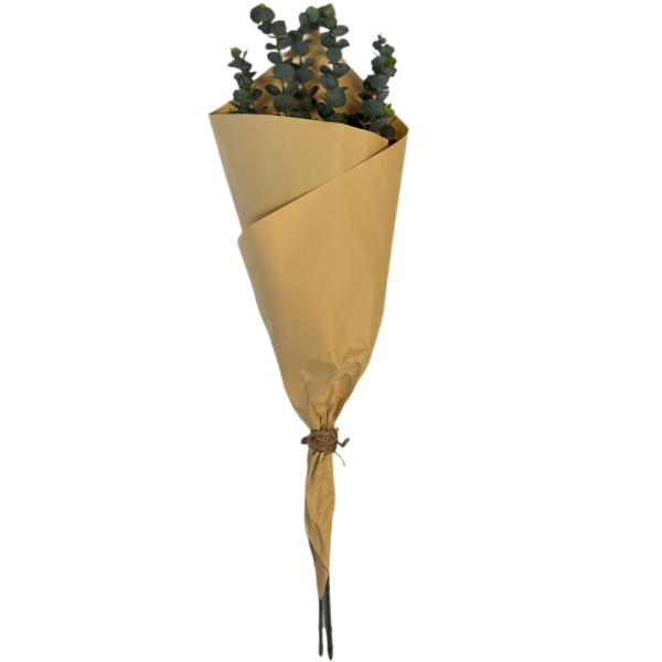 Edle Kunstpflanze Eukalyptuszweige 80cm – Realistische Dekozweige ideal für Vase & Kranz – 3er Bund wie echt & langlebig
