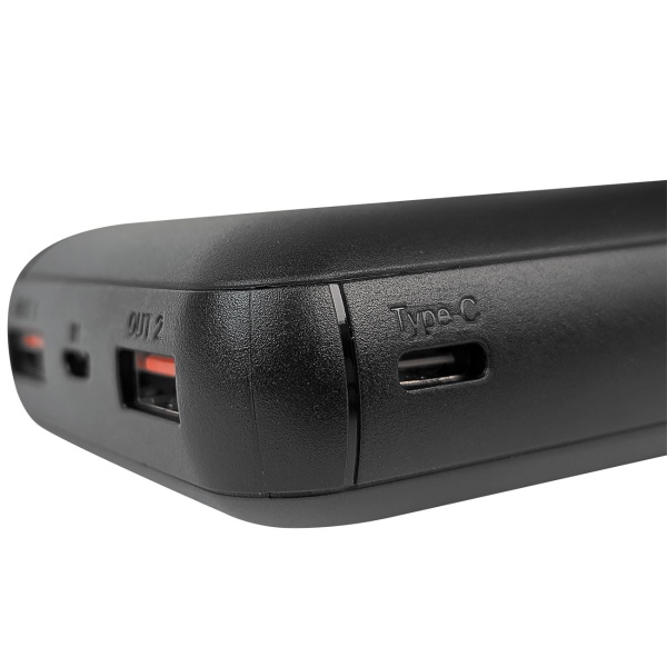 2er-Set Powerbank mit 3 USB Ports, je 20.000 mAh, USB-C & 2 USB-A Ports, Quick Charge 3.0, für iPhone 16, 15, 14, 13, 12, Pro/Max Samsung, iPad, Huawei