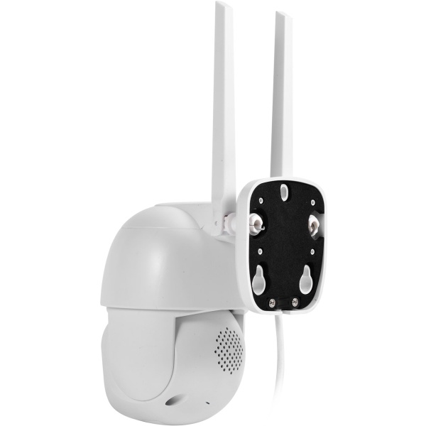 Mini WLAN Outdoor-Kamera: Schwenkbare Full-HD 3MP Überwachungskamera, 5,8 GHz, App-Steuerung, Farbnachtsicht, IP65 Wetterfest, 2-Wege Kommunikation