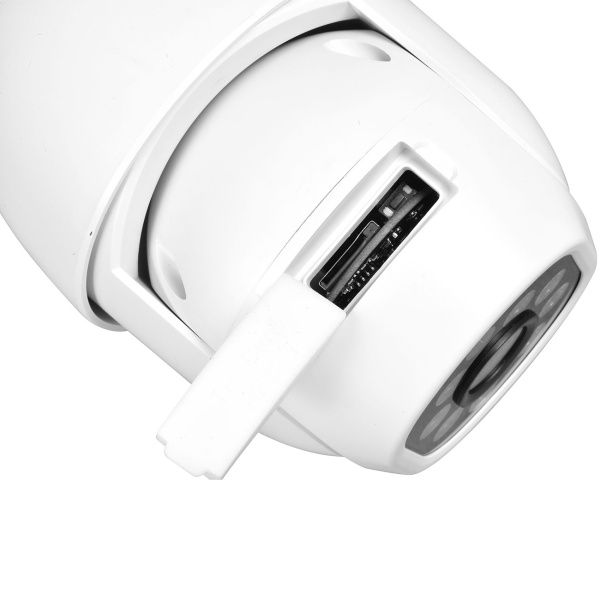 Mini WLAN Outdoor-Kamera: Schwenkbare Full-HD 3MP Überwachungskamera, 5,8 GHz, App-Steuerung, Farbnachtsicht, IP65 Wetterfest, 2-Wege Kommunikation