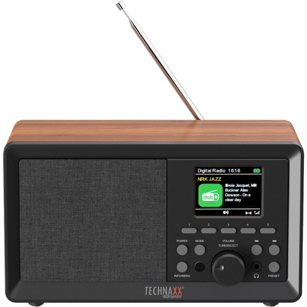 Retro DAB+ Radio: Digitalradio mit Bluetooth, Wecker, USB, AUX & Fernbedienung - Edles Küchenradio & Tischradio mit Top-Sound
