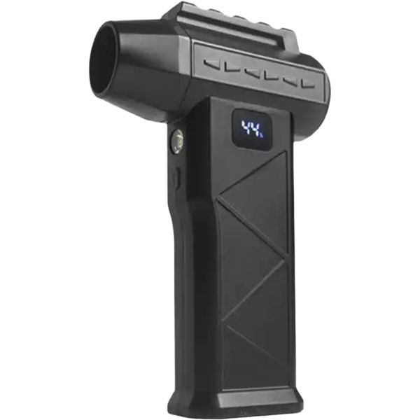 Akku Handgebläse 110.000 U/min, starker Mini Laubbläser mit USB-C & LED, 6000mAh Air Duster Staubgebläse für PC, Auto, Tastatur Reinigung, u.v.m.