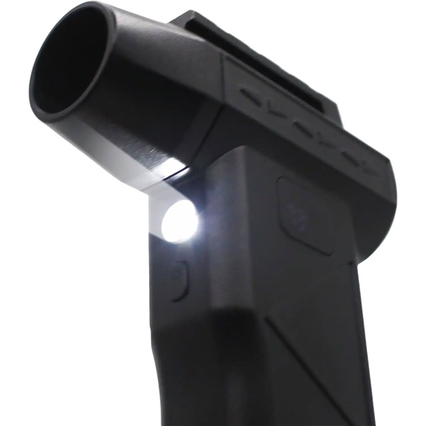 Akku Handgebläse 110.000 U/min, starker Mini Laubbläser mit USB-C & LED, 6000mAh Air Duster Staubgebläse für PC, Auto, Tastatur Reinigung, u.v.m.