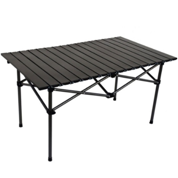 Campinggarnitur 3-teilig Set mit rechteckigem Campingtisch und 2 Klappstühlen, Leicht & Faltbar für Outdoor Garten Picknick Terrasse Balkon