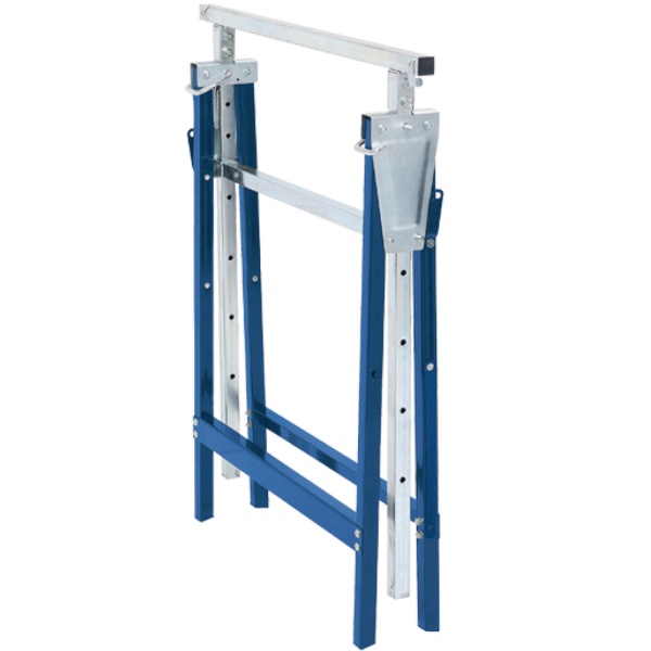 2er-Set Klappböcke höhenverstellbar 800-1300 mm, stabile Vierkantstahlkonstruktion bis 200 kg belastbar, platzsparend klappbar mit TÜV/GS-Prüfung