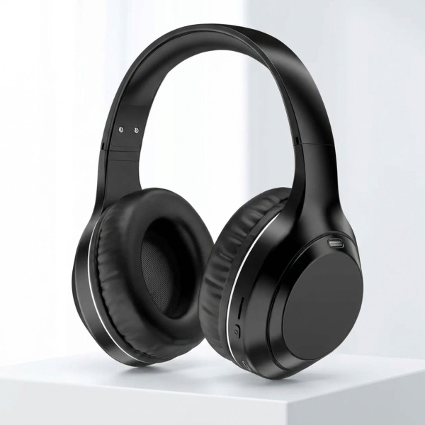 Bluetooth 5.3 Headset: ANC Funk Kopfhörer, 20h Akku, HiFi Sound, MicroSD & AUX, für Sport & Office, kräftiger Bass, Over-Ear Design