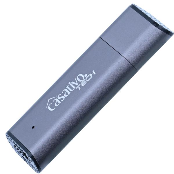 2-in-1 Digitaler Voice Recorder & USB-Stick 8GB – Diktiergerät mit Geräuschaktivierung, 20h Aufnahmezeit, Status-LEDs