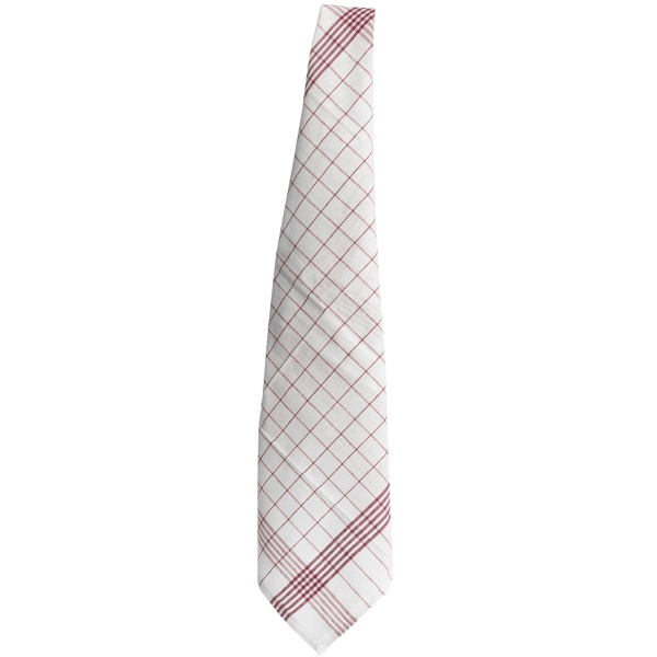 10er-Set Geschirrtücher aus 100% Baumwolle, 50x70 cm - Rot Kariert - Saugstarke Küchentücher für Haushalt & Gastro, Oeko-Tex, Premium Abtrockentücher