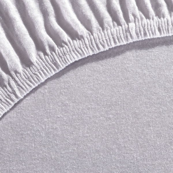 Premium Spannbetttuch für Boxspringbett & Wasserbett - Silber, 140-160x220 cm - 190g/m2 Baumwolle/Elasthan - 40cm Steghöhe - Oeko-Tex - Bügelfrei & Weich