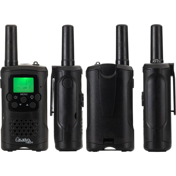 Walkie Talkie, 4er-Set PMR-Funkgerät mit VOX, Taschenlampe, 10km Reichweite, 8 Kanäle, für Abenteuer, Camping und Wandern, für Erwachsene und Kinder