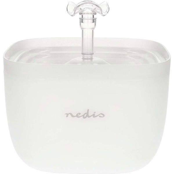 Trinkbrunnen für Hunde & Katzen, 2L, Ultra-Leise Pumpe, 4-fach Filter, LED-Licht, BPA-frei, Wasserautomat mit 360 Grad Wasserfall-Design, Katzenbrunnen 