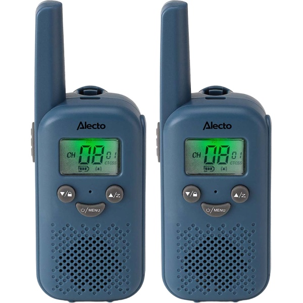 Starkes Walkie Talkie Set 2 Stück, Funkgerät für Outdoor, Wandern & Sport, 6 km Reichweite, USB-C Akku, lange Standby-Zeit, VOX & Display