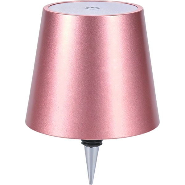 4er-Set Edle Akku Flaschenlampe rosegold: Dimmbar - 3 Lichtfarben: Verwandelt Flaschen in stimmungsvolle Leuchten - Flaschenlicht mit Metallschirm