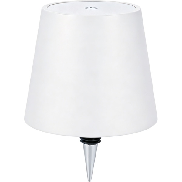 4er-Set Edle Akku Flaschenlampe weiss: Dimmbar - 3 Lichtfarben: Verwandelt Flaschen in stimmungsvolle Leuchten - Flaschenlicht mit Metallschirm