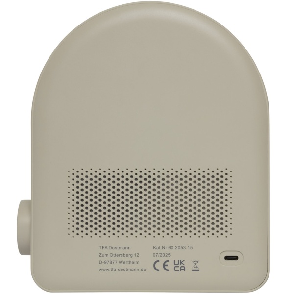 Moderner Digitaler Lichtwecker mit Mondlampe, Meteorsimulation & 10 Naturgeräuschen - Für sanftes Einschlafen, 2 Alarme, 16x6,9x18,4 cm