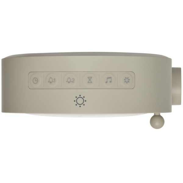 Moderner Digitaler Lichtwecker mit Mondlampe, Meteorsimulation & 10 Naturgeräuschen - Für sanftes Einschlafen, 2 Alarme, 16x6,9x18,4 cm