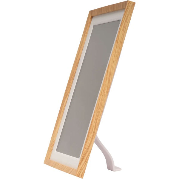 Digitaler 10,1 Zoll WLAN Fotorahmen mit IPS Touchscreen, Frameo App & Videofunktion, 16GB: 3 Wechselrahmen - Holz-Optik, Schwarz und Weiss