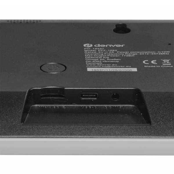 Digitaler 10,1 Zoll WLAN Fotorahmen mit Frameo App - IPS Touchscreen, 16GB - Ambilight 190 LEDs - Full-HD Video - Ideales Geschenk