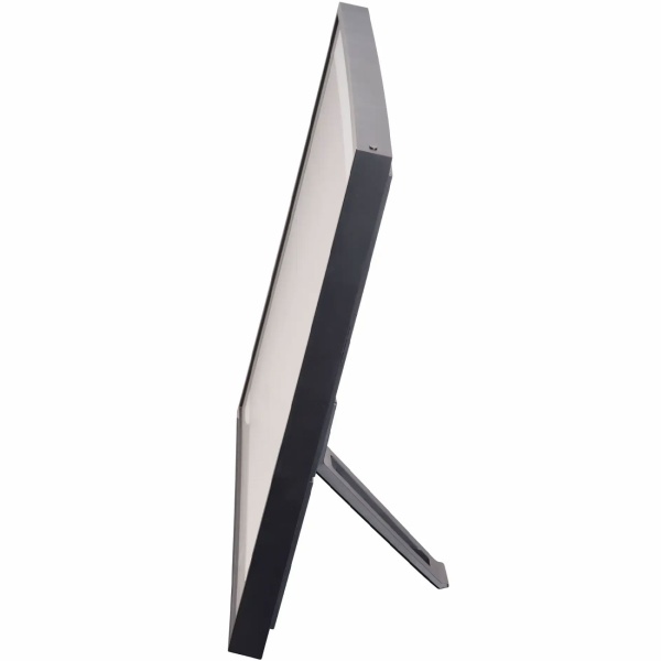 Digitaler Bilderrahmen 19 Zoll HD IPS Touchscreen: WLAN Fotorahmen 32GB, Frameo App, Video-Funktion - Smart Home Fotogeschenk, Schwarz & Modern 