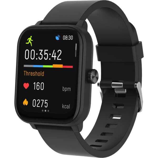 Wasserdichte GPS Smartwatch mit Telefonfunktion, Schwarz: Messen Sie Herzfrequenz & Blutsauerstoff präzise - Top Fitnessuhr für Sport & Alltag