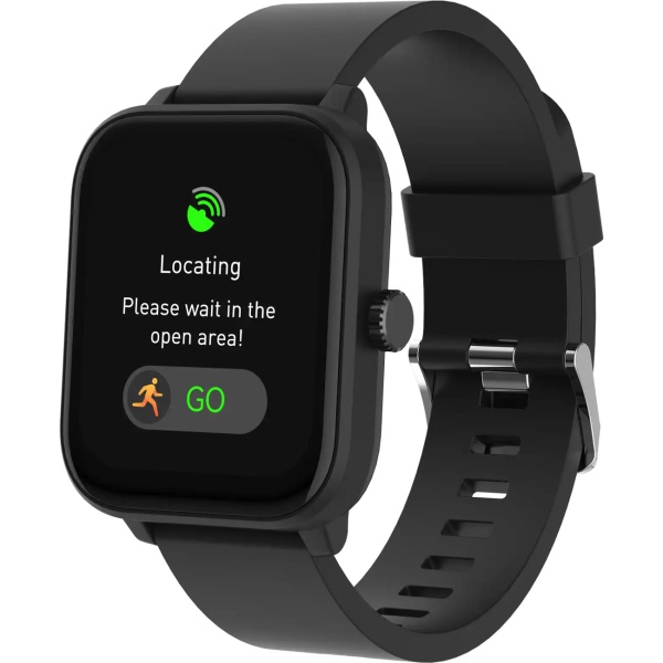 Wasserdichte GPS Smartwatch mit Telefonfunktion, Schwarz: Messen Sie Herzfrequenz & Blutsauerstoff präzise - Top Fitnessuhr für Sport & Alltag