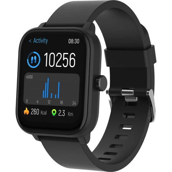 Wasserdichte GPS Smartwatch mit Telefonfunktion, Schwarz: Messen Sie Herzfrequenz & Blutsauerstoff präzise - Top Fitnessuhr für Sport & Alltag