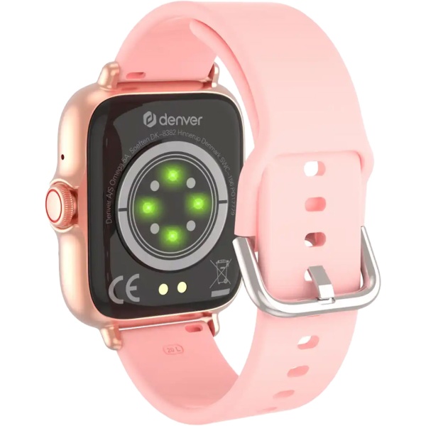 Bluetooth Smartwatch 1,44": Fitness-Tracker mit Herzfrequenz-Messung, Schlafüberwachung, Anruffunktion & Full-Touch-Display, Fitnessuhr in Rosa