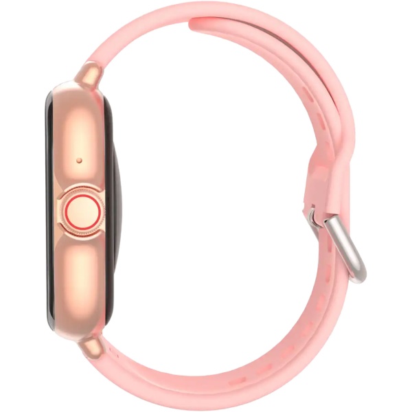 Bluetooth Smartwatch 1,44": Fitness-Tracker mit Herzfrequenz-Messung, Schlafüberwachung, Anruffunktion & Full-Touch-Display, Fitnessuhr in Rosa