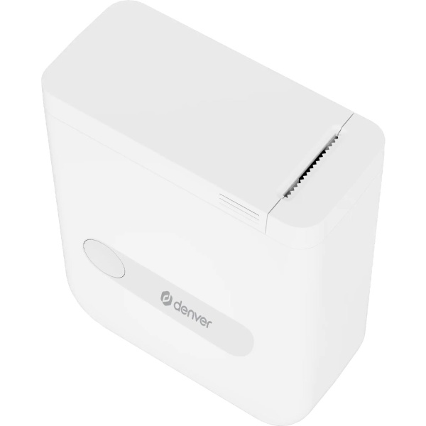Mobiler Mini Bluetooth Thermodrucker Weiss: Etikettendrucker, kompakter Label Printer für CH12506 Etiketten 1,5 x 4,0 cm, AiYin-App - inkl. 4 Rollen 