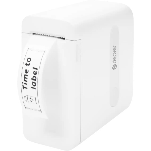 Mobiler Mini Bluetooth Thermodrucker Weiss: Etikettendrucker, kompakter Label Printer für CH12506 Etiketten 1,5 x 4,0 cm, AiYin-App - inkl. 4 Rollen 