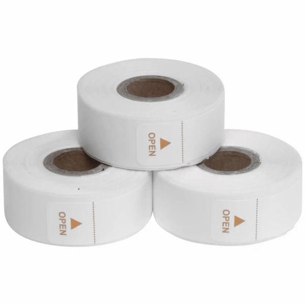 Mobiler Mini Bluetooth Thermodrucker Weiss: Etikettendrucker, kompakter Label Printer für CH12506 Etiketten 1,5 x 4,0 cm, AiYin-App - inkl. 4 Rollen 