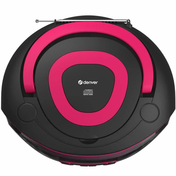 Boombox mit DAB+/FM-Radio, Bluetooth-Funktion, USB, CD-Player & AUX-Eingang, pink  – Ihr perfekter Begleiter für Musikgenuss